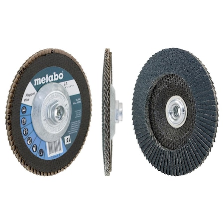 Metabo Flap Disc 6" Flapper Plus 40 5/8"-11 T29 Fiberglass 629412000